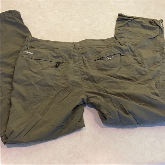 Columbia womens zip off hiking pants olive green - Picture 7 of 7